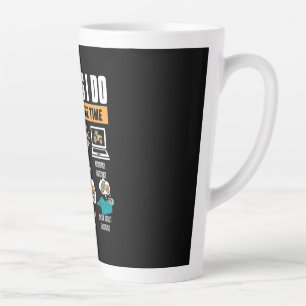 Tasse Latte Things I Do In My Spare Time Tractor Funny Farm