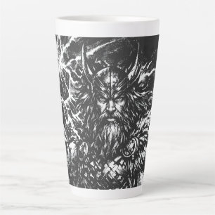 Tasse Latte Thor — Dieu du Tonnerre Foudroyé