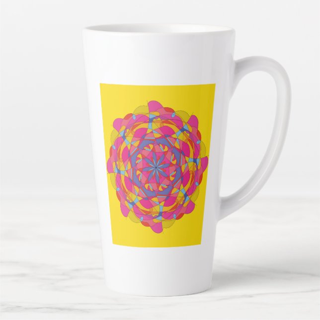 Tasse Latte Throwpillow (Droite)