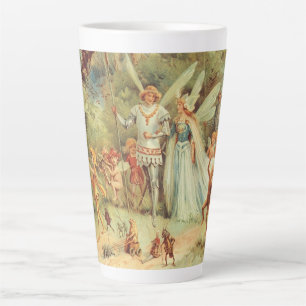 Tasse Latte Thumbelina et Prince Mariage, contes Vintages de f