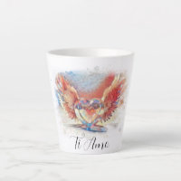 *~* Ti Amo I Love You Heart Wings AP78 Pastel