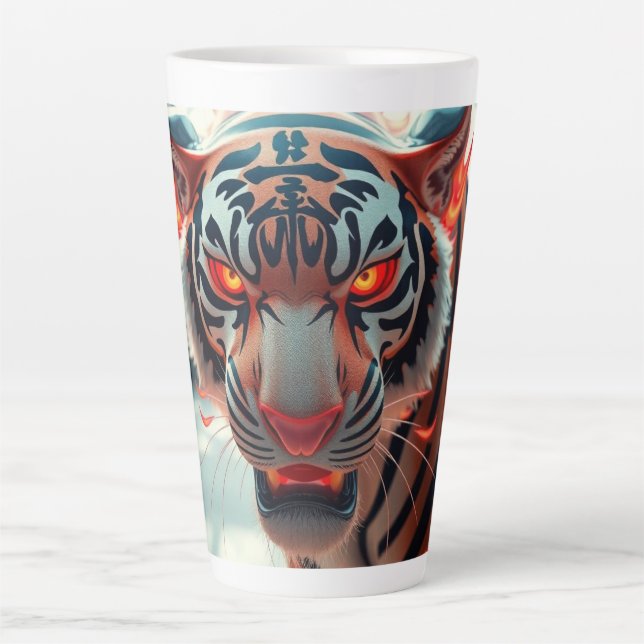 Tasse Latte Tigre Sauvage (Devant)