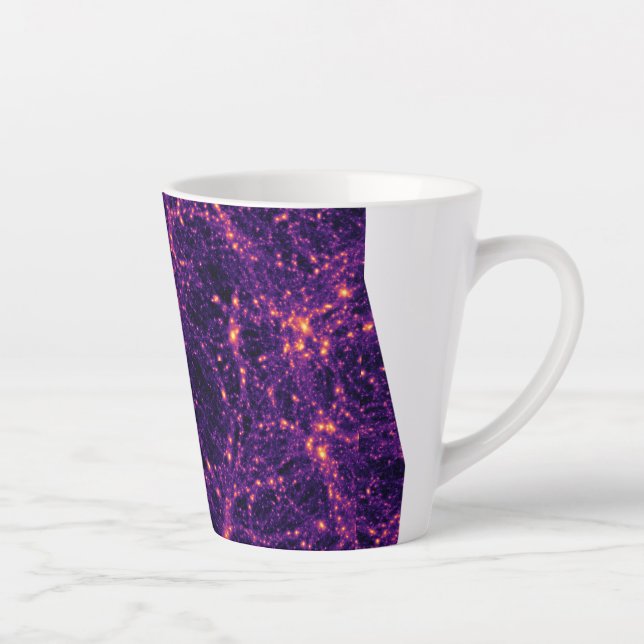 Tasse Latte Toile cosmique (Droite)