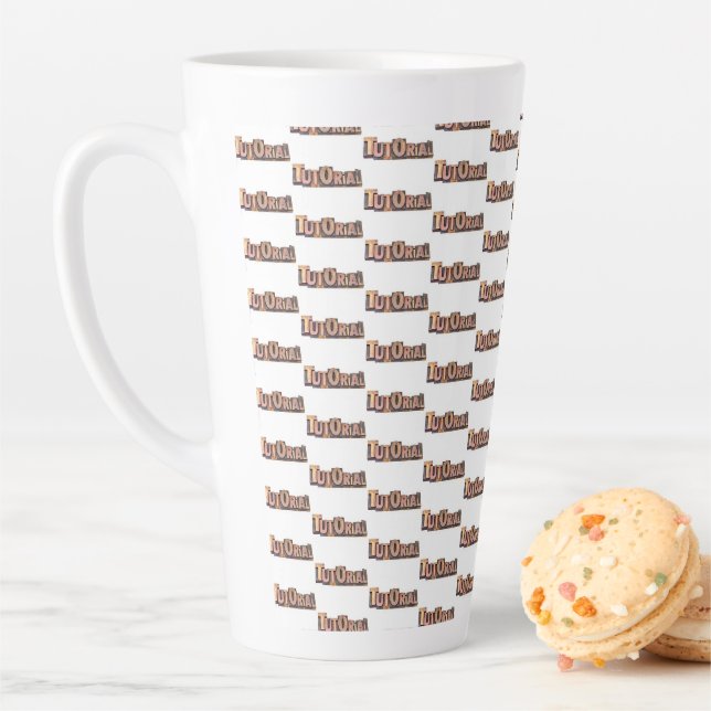 Tasse Latte tôle (En situation)