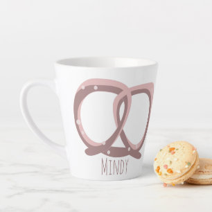 Tasse Latte Torsade Bretzel Salée Nom