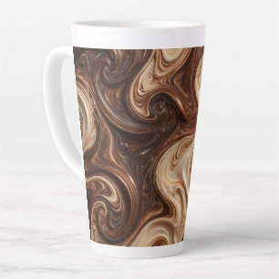 Tasse Latte Torsion riche textural Cappuccino au Chocolat