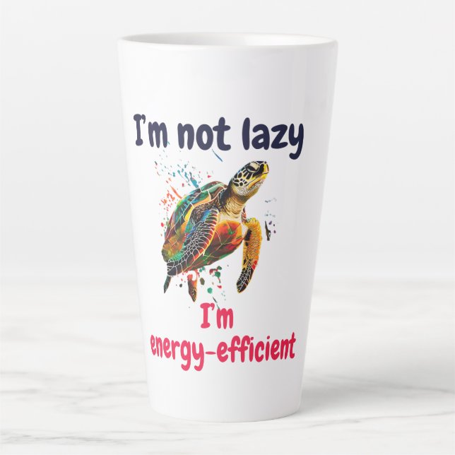 Tasse Latte Tortue (Devant)