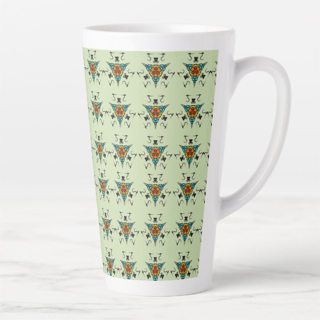 Tasse Latte Totem Tribal Zen" (Droite)