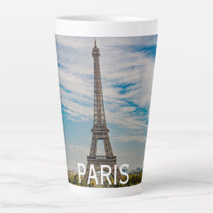 Tasse Latte Tour Eiffel à Paris