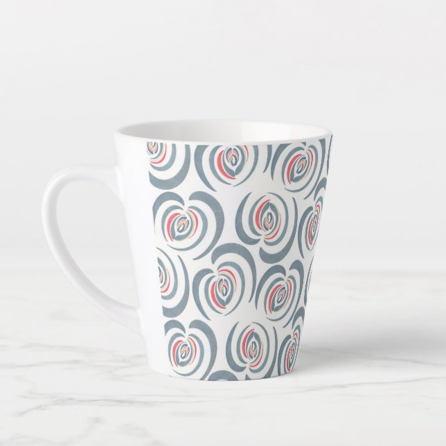 Tasse Latte Tourelle bleue (Gauche)
