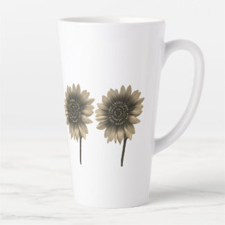 Tasse Latte Tournesol Live, Rire, Amour