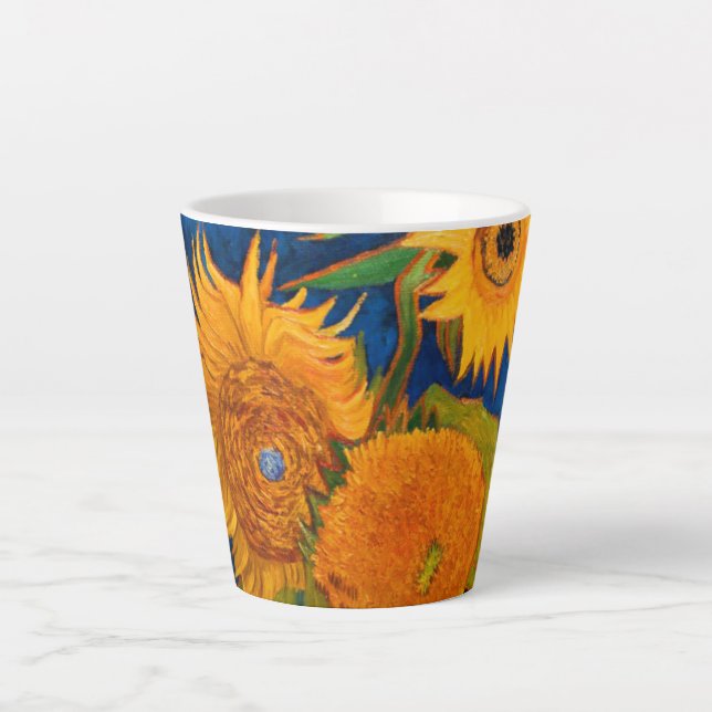 Tasse Latte Tournesols de Van Gogh (Devant)