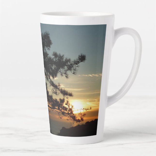 Tasse Latte Tourrey Pine Sunset I California Paysage (Droite)