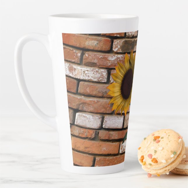 Tasse Latte Touton latte en brique de tournesol (En situation)