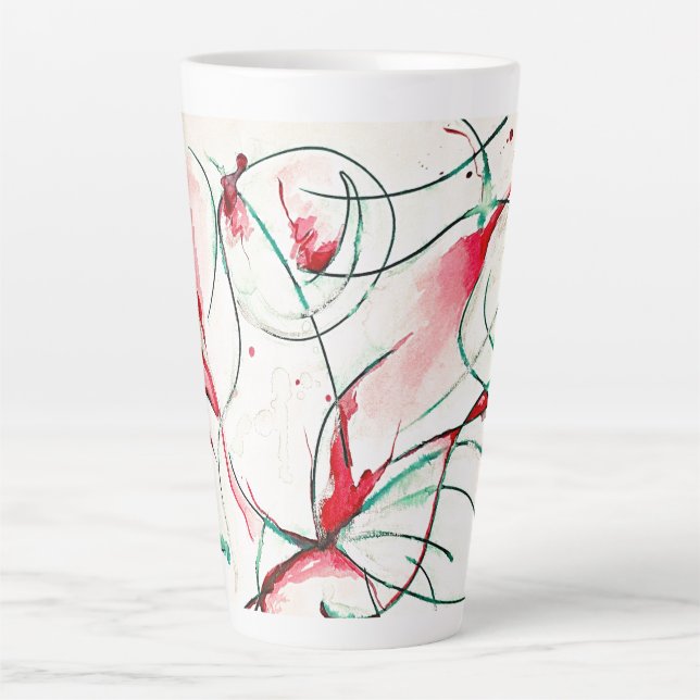 Tasse Latte Trait coulant 1 (Devant)