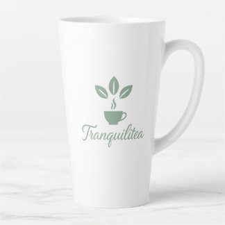 Tasse Latte Tranquilitea Amusante Thé Calme