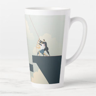 Tasse Latte Travail d'équipe d'entreprise