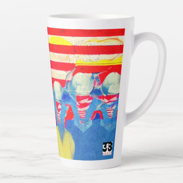 Tasse Latte Travailleur américain (Droite)