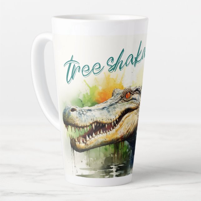 Tasse Latte Tree Shaka' (Angle gauche)