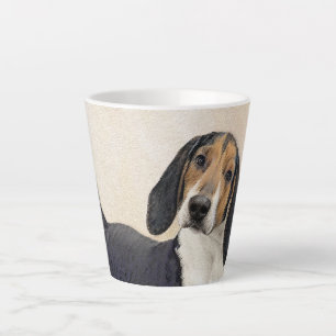 Tasse Latte Treeing Walker Coonhound Peinture - Art original