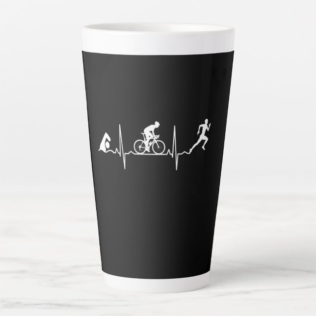 Tasse Latte Triathlon - Triathlon (Devant)