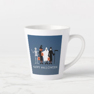 Tasse Latte Trick or Treaters Halloween