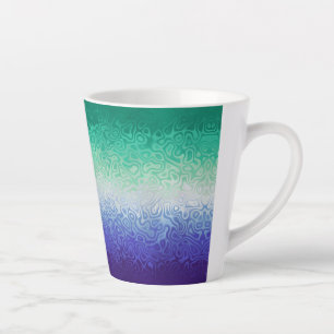 Tasse Latte Trippy Ripply Funky Boho MLM Amour Entre Hommes Fi