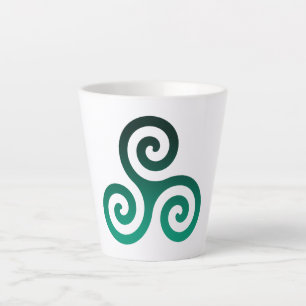 Tasse Latte Triskele vert