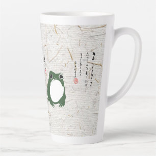 Tasse Latte Triste Crapaud Grenouille Japonaise 19ème Siècle