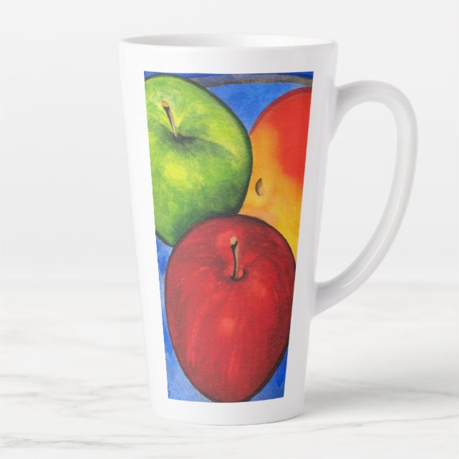 Tasse Latte Trois pommes (Droite)