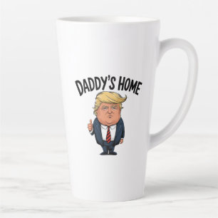 Tasse Latte Trump 2024 Reprenez l'Amérique La maison de Papa