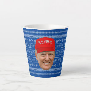 Tasse Latte TRUMP MAGA Noël