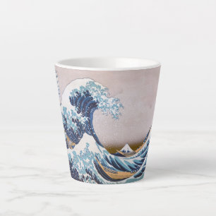 Tasse Latte Tsunami Grande Vague au large de Kanagawa Japon pa