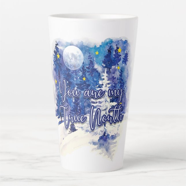 Tasse Latte Tu Es Mon Vrai Nord (Devant)