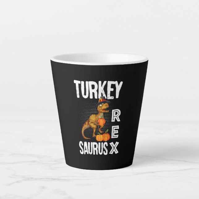 Tasse Latte Turquie Rex Saurus (Devant)