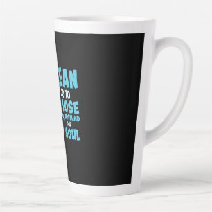Tasse Latte Turtle Lover Dans L'Océan
