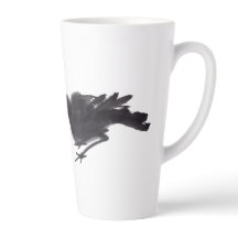 Tuschekunst chinois avec motif d'oiseaux