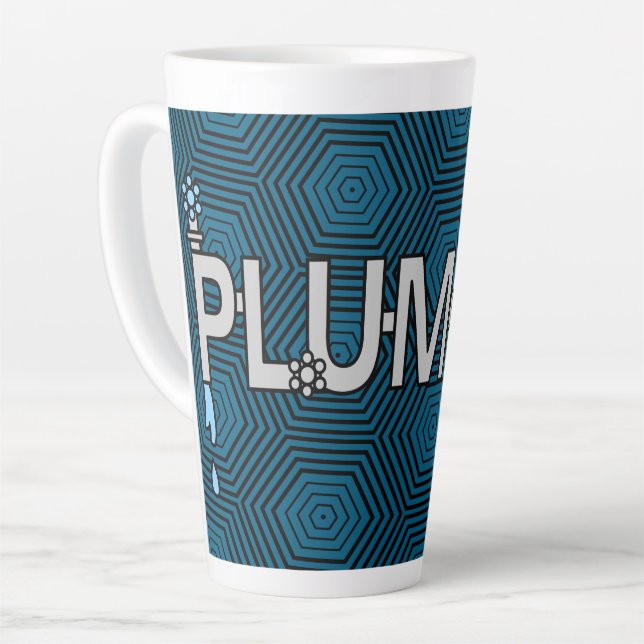 Tasse Latte Tuyaux en plomberie (Angle gauche)