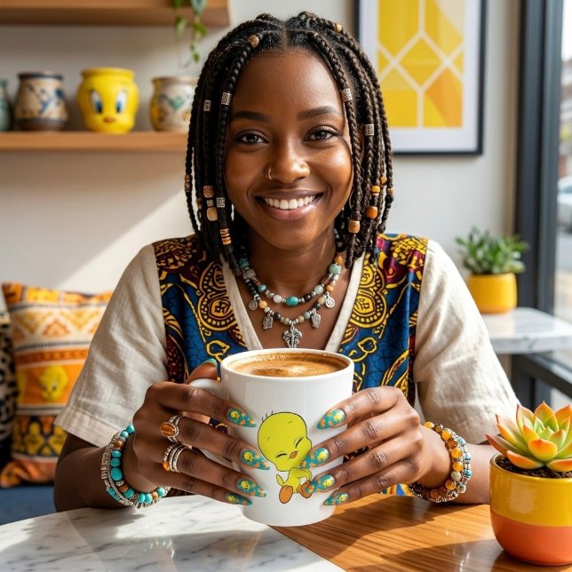 Tasse Latte Tweety (Créateur téléchargé)