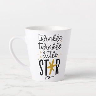 Tasse Latte Twinkle Twinkle Little Star Doodle
