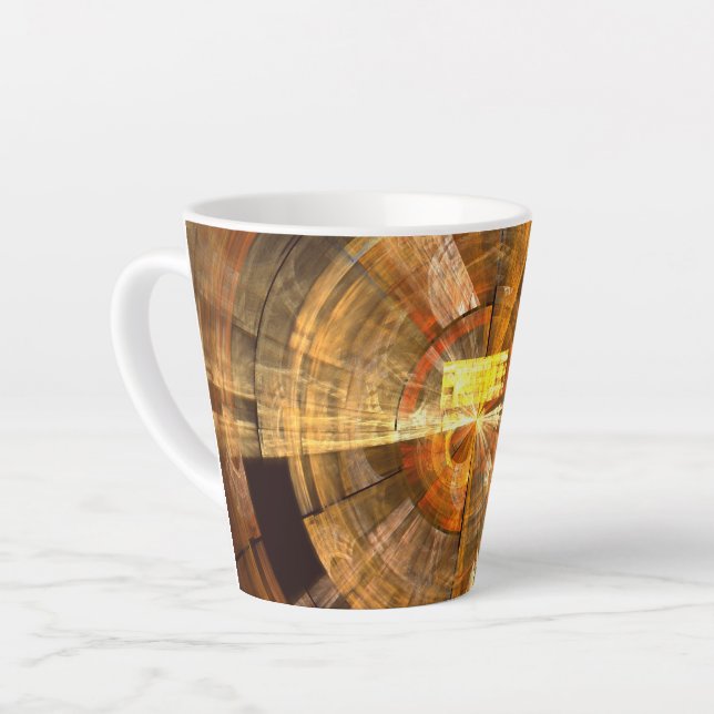 Tasse Latte Type abstrait d'intégrité (Angle gauche)