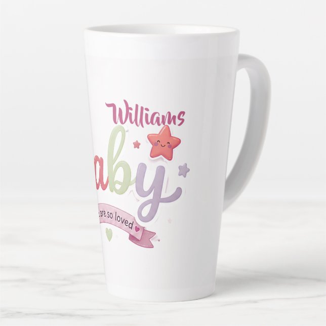 Tasse Latte Typographie de bébé mignonne – Vous êtes tellement (Angle droit)