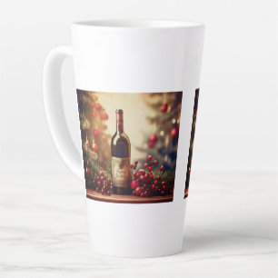 Tasse Latte Un cadeau de vacances d'hiver pour le vin