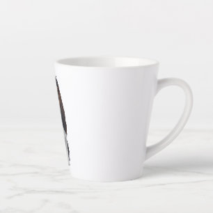 Tasse Latte Un chien mignon, le roi Charles Spaniel