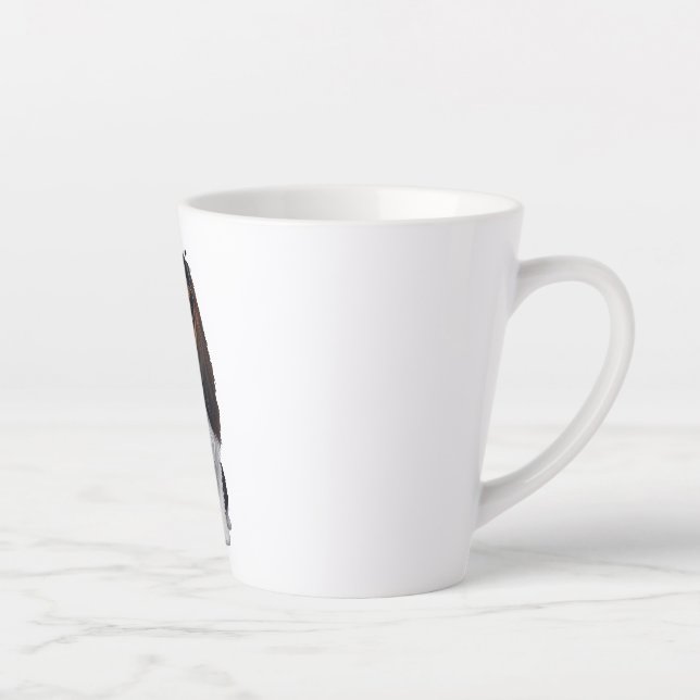 Tasse Latte Un chien mignon, le roi Charles Spaniel (Droite)