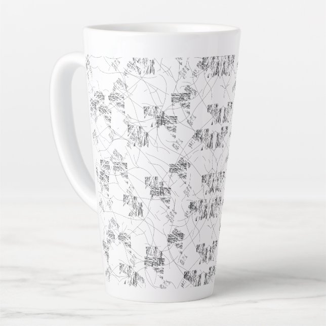 Tasse Latte Un design visuellement attrayant qui présente un m (Angle gauche)