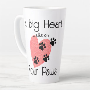 Tasse Latte Un Grand Coeur marche sur quatre pattes - Cute Pet