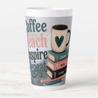 Tasse Latte Un latte du matin inspire l'optimisme chez les ens