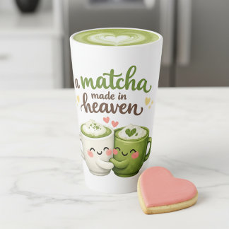 Tasse Latte Un Matcha Fait au Ciel Mignon Drôle Pun