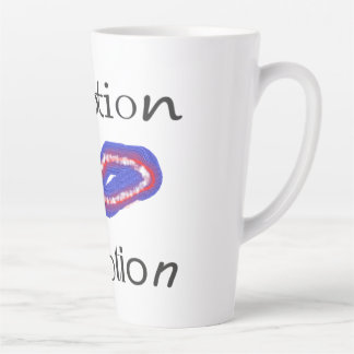 Tasse Latte Un message fort et constant avec les motifs